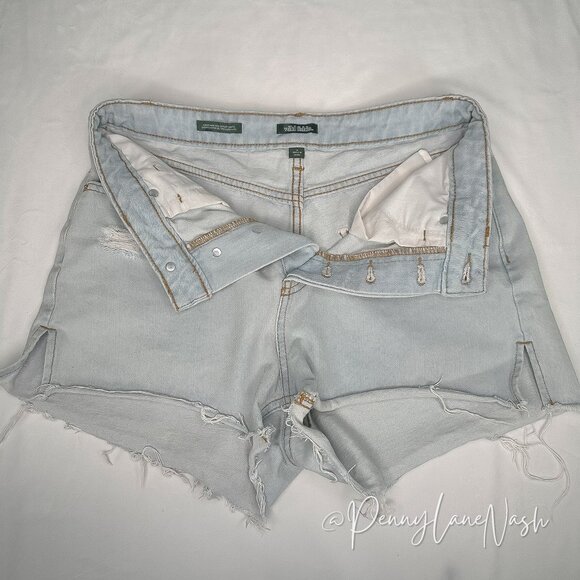 Wild Fable Super High-Rise Cut Off Shorts Size 4 - Picture 9 of 15